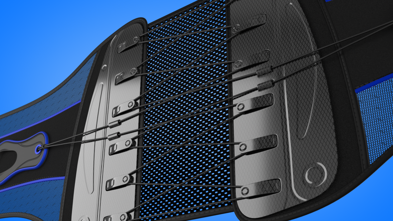 FREEDOM X 627 Easy-Pull Mesh Back Brace